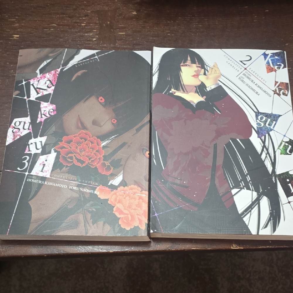Kakeguru Manga Set Vol 2 and 3